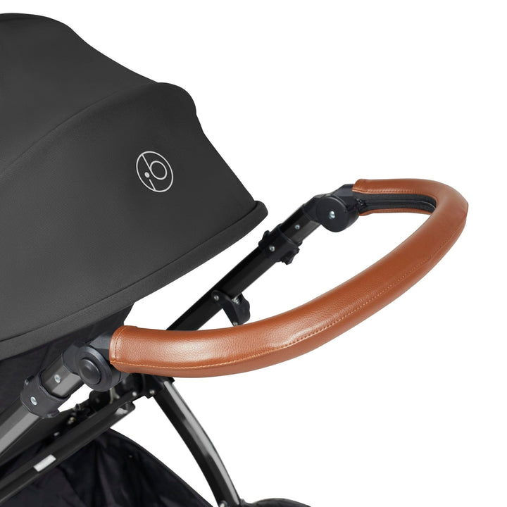 Ickle Bubba Prams & Pushchairs Ickle Bubba Stomp Luxe 2 in 1 Pushchair -  Black / Charcoal Grey / Tan