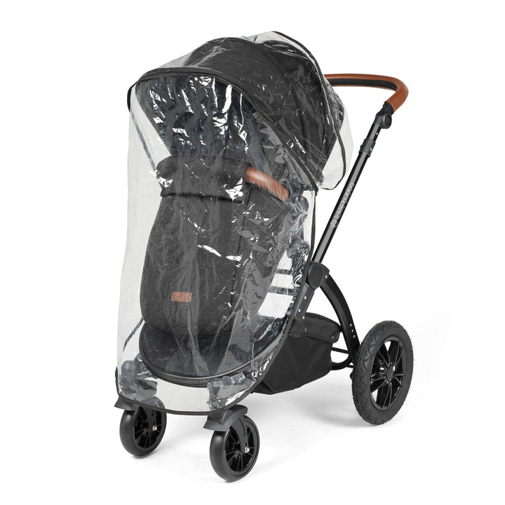 Ickle Bubba Prams & Pushchairs Ickle Bubba Stomp Luxe 2 in 1 Pushchair -  Black / Midnight / Tan