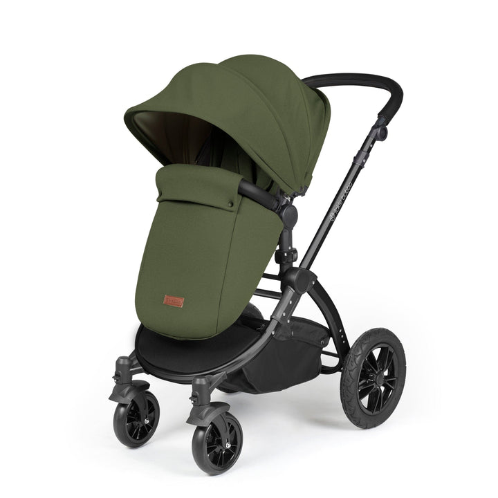 Ickle Bubba Prams & Pushchairs Ickle Bubba Stomp Luxe 2 in 1 Pushchair - Black / Woodland / Black