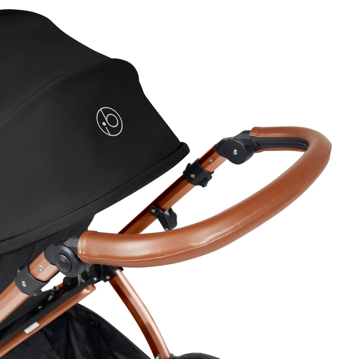 Ickle Bubba Prams & Pushchairs Ickle Bubba Stomp Luxe 2 in 1 Pushchair - Bronze / Midnight / Tan