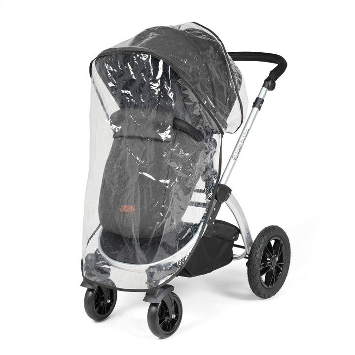 Ickle Bubba Prams & Pushchairs Ickle Bubba Stomp Luxe 2 in 1 Pushchair - Silver / Charcoal Grey / Black