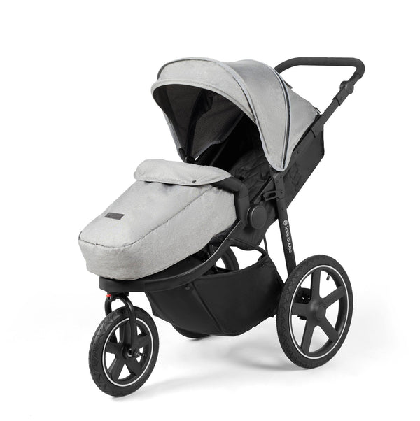 Ickle Bubba Pushchairs Ickle Bubba Venus Max Jogger Stroller - Black / Space Grey / Black