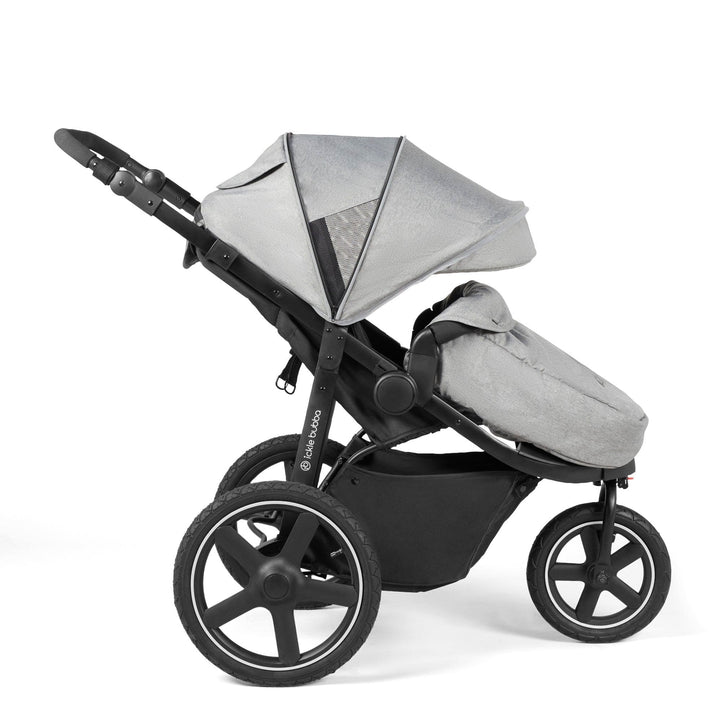 Ickle Bubba Pushchairs Ickle Bubba Venus Max Jogger Stroller - Black / Space Grey / Black