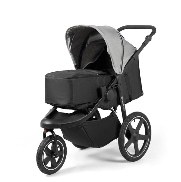 Ickle Bubba Pushchairs Ickle Bubba Venus Prime Jogger Stroller - Black / Space Grey / Black
