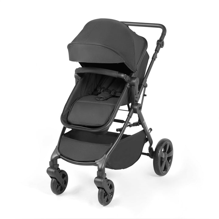 Ickle Bubba Travel Systems Ickle Bubba Comet I-Size Travel System With Stratus Car Seat & Isofix Base - Black / Black / Black