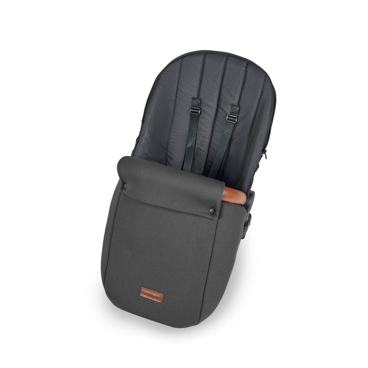 Ickle Bubba TRAVEL SYSTEMS Ickle Bubba Stomp Luxe All-in-One I-Size Travel System With Isofix Base - Black / Charcoal Grey / Tan