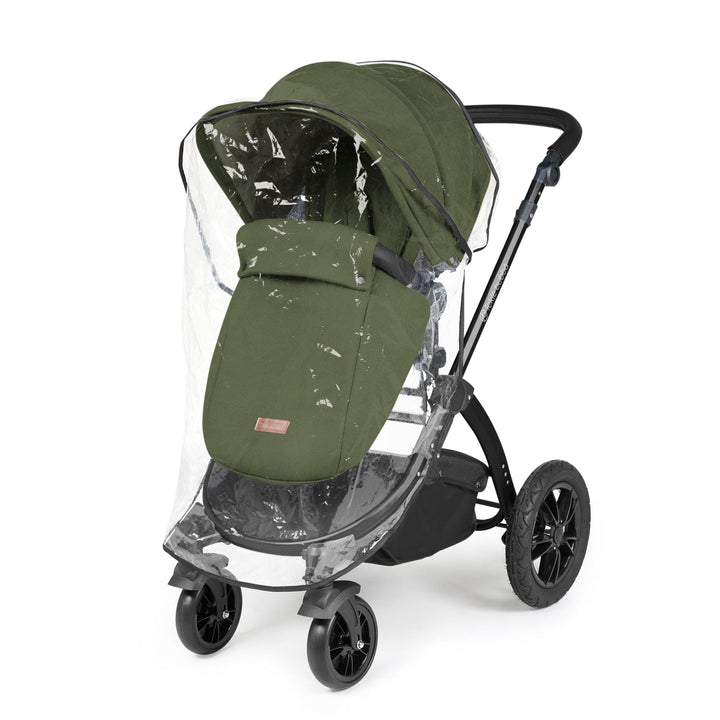 Ickle Bubba TRAVEL SYSTEMS Ickle Bubba Stomp Luxe All-in-One I-Size Travel System With Isofix Base - Black / Woodland / Black