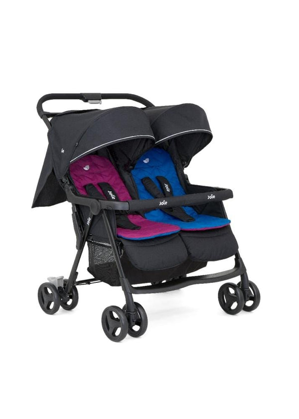 Joie double pushchairs Joie Aire Twin Stroller - Rosy and Sea