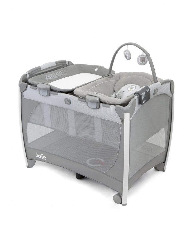 Joie travelcots Joie Excursion Change and Bounce Travel Cot - Portrait