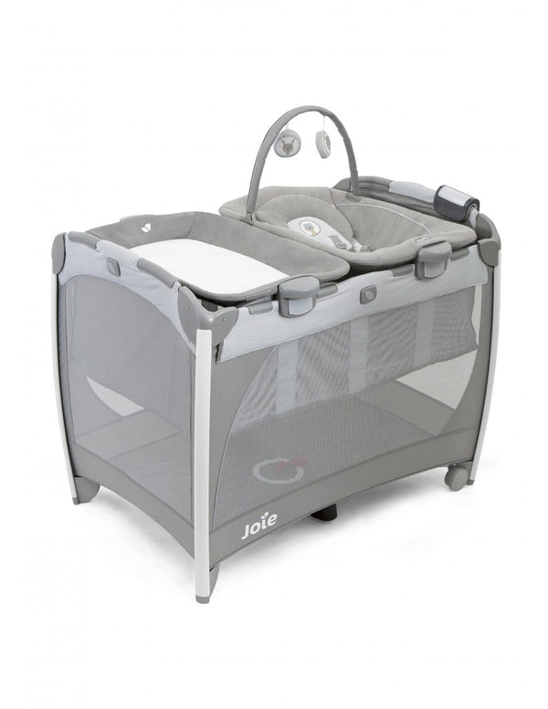 Joie travelcots Joie Excursion Change and Bounce Travel Cot - Portrait
