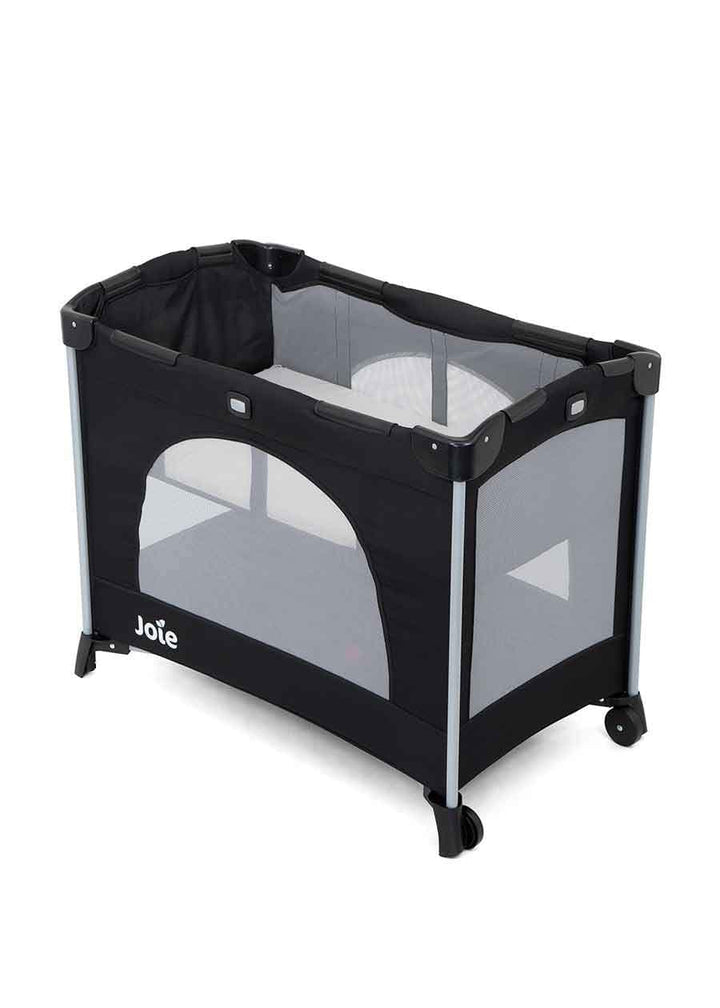 Joie travelcots Joie Kubbie Compact Travel Cot - Coal