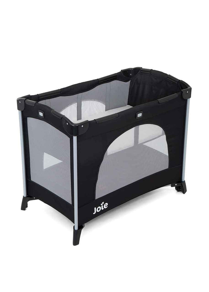 Joie travelcots Joie Kubbie Compact Travel Cot - Coal