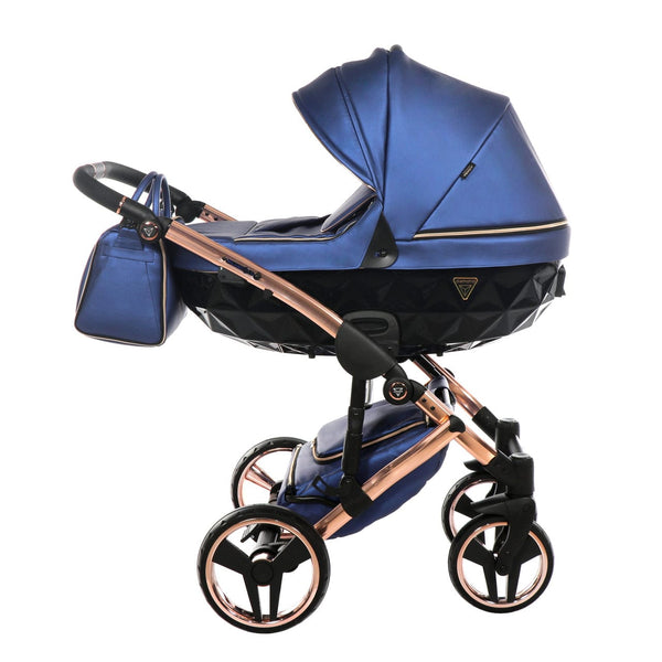 Junama Travel Systems Junama Fluo Line 3 in 1 Travel System - Navy/Rose Gold
