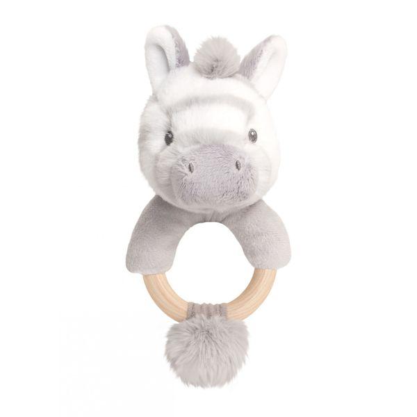 Keeleco TOYS Keeleco Cuddle Zebra Ring Rattle - 14cm