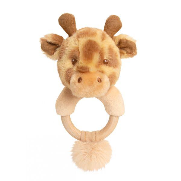 Keeleco TOYS Keeleco Huggy Giraffe Ring Rattle - 14cm