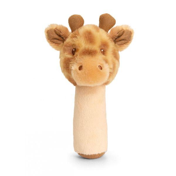 Keeleco TOYS Keeleco Huggy Giraffe Stick Rattle - 14cm