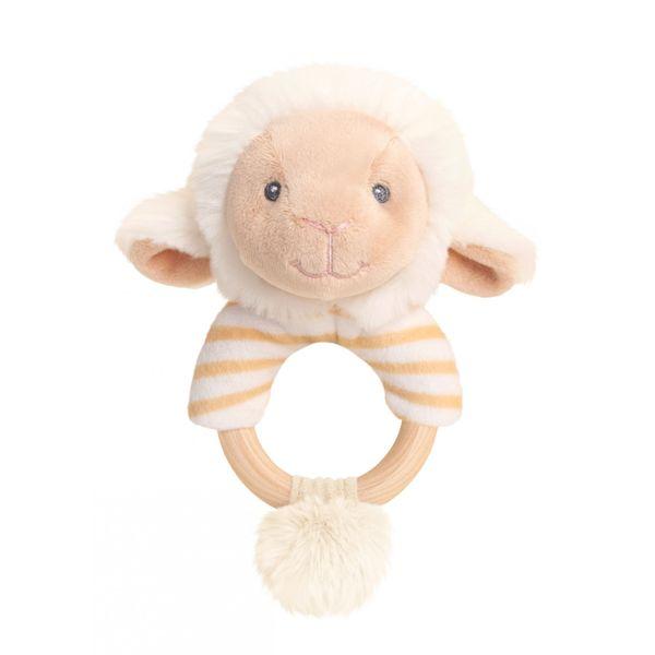 Keeleco TOYS Keeleco Lullaby Lamb Ring Rattle - 14cm