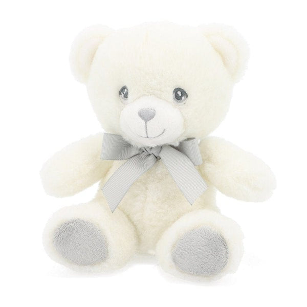 Keeleco TOYS Keeleco White & Grey Bear with Ribbon - 20cm