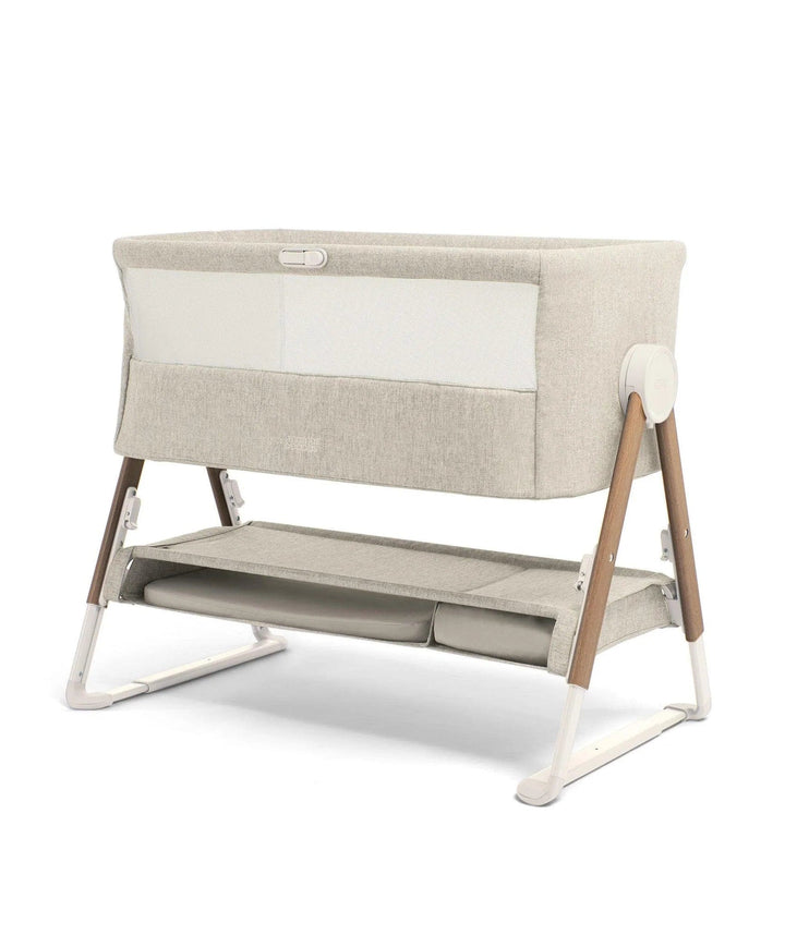 Mamas and Papas Cribs Mamas & Papas Lua Bedside Crib - Beige