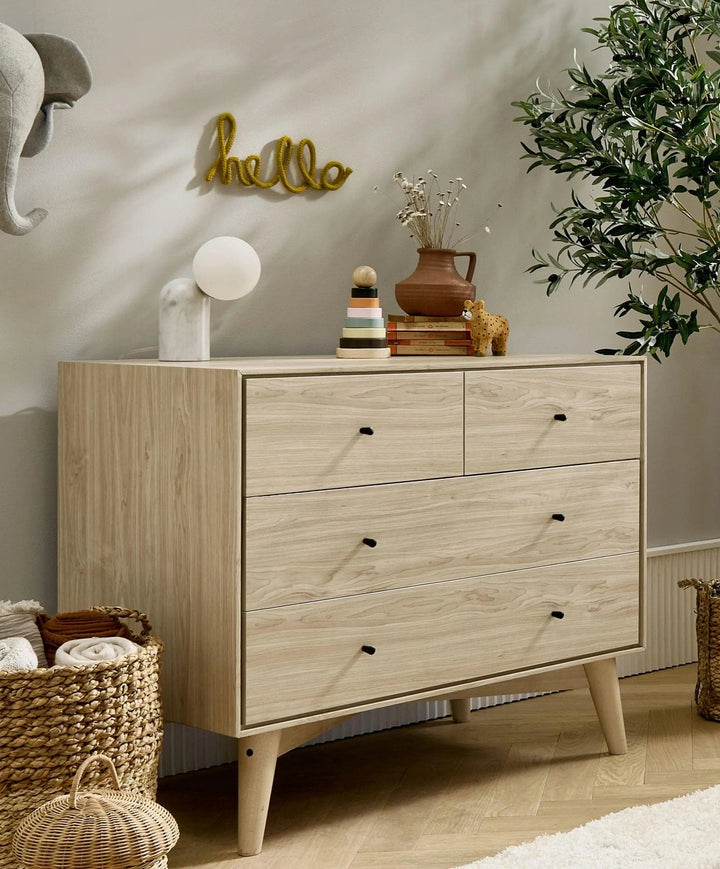 Mamas and Papas Dressers Mamas and Papas Coxley Dresser Changer - Natural / Olive Green