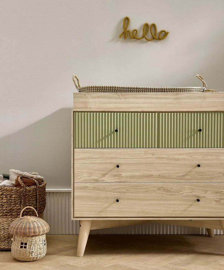 Mamas and Papas Dressers Mamas and Papas Coxley Dresser Changer - Natural / Olive Green