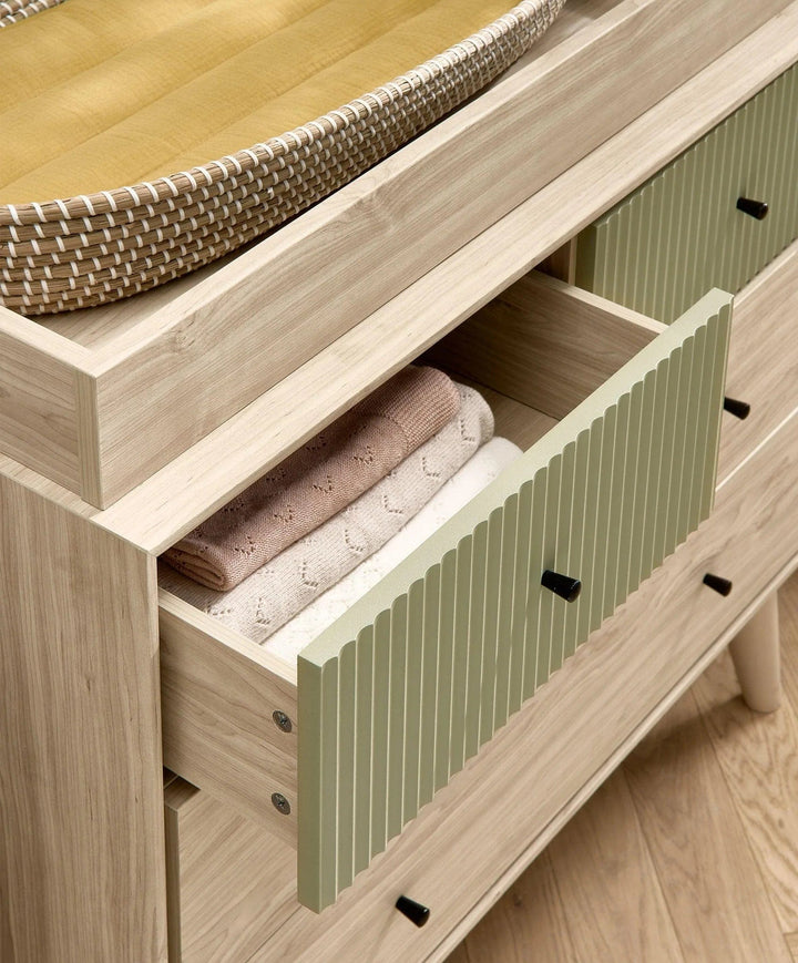 Mamas and Papas Dressers Mamas and Papas Coxley Dresser Changer - Natural / Olive Green