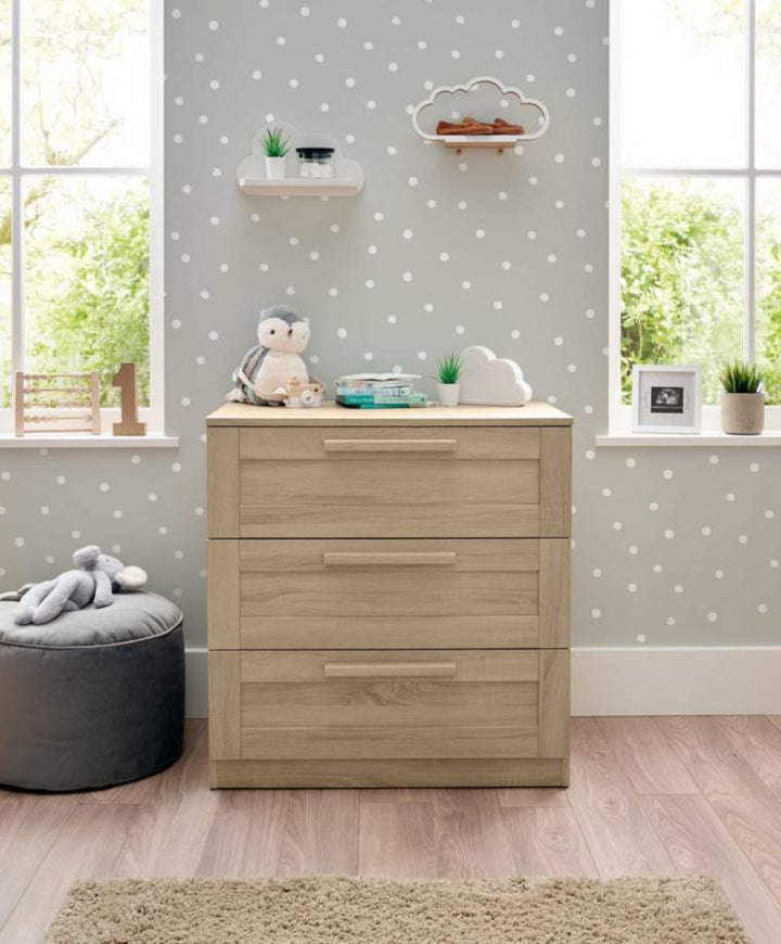 Mamas and Papas Nursery Furniture Mamas and Papas Atlas Dresser / Changer - Light Oak