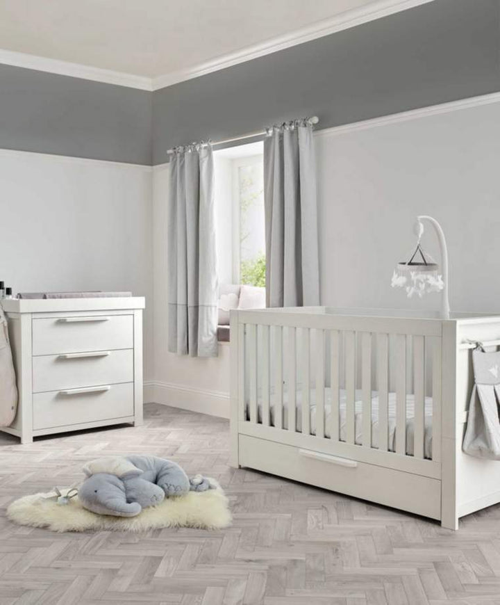 Mamas and Papas NURSERY FURNITURE Mamas and Papas Franklin 2 Piece Set - White Wash