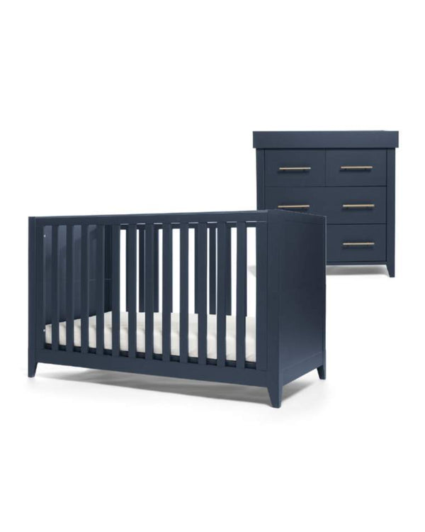 Mamas and Papas Nursery Furniture Mamas and Papas Melfi 2pc Furniture Set - Midnight Blue