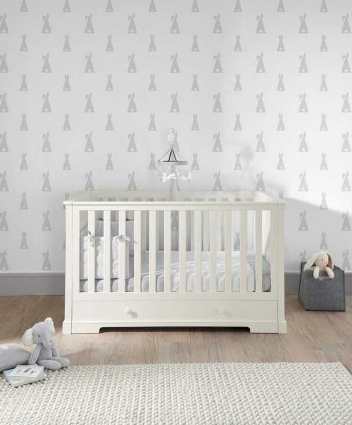 Mamas and Papas Nursery Furniture Mamas and Papas Oxford 2pc Furniture Set - White