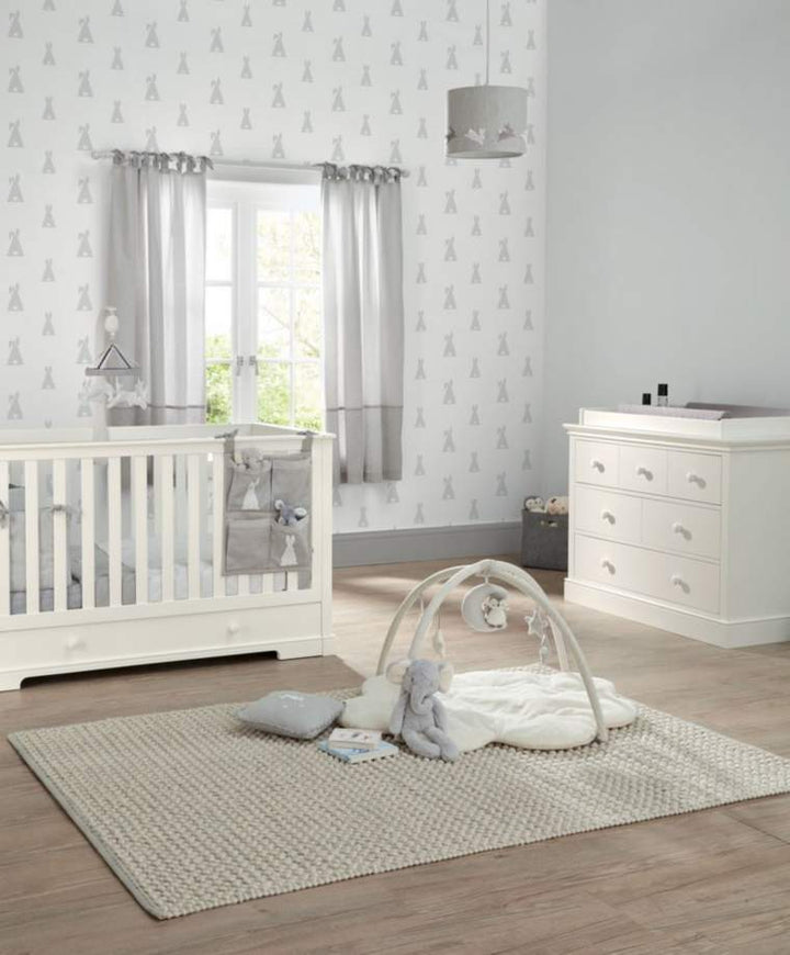 Mamas and Papas Nursery Furniture Mamas and Papas Oxford 2pc Furniture Set - White