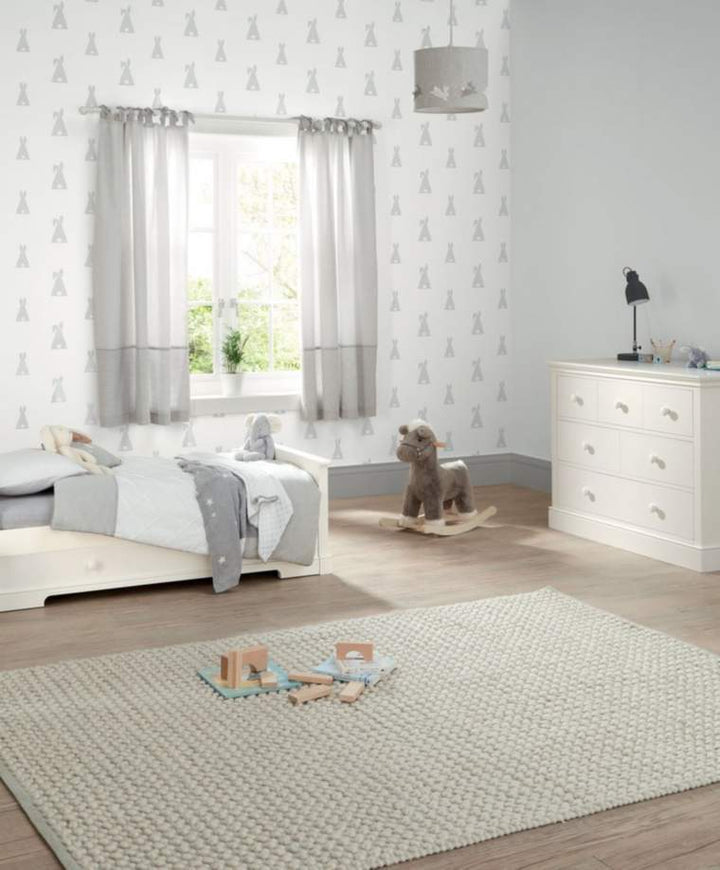 Mamas and Papas Nursery Furniture Mamas and Papas Oxford 2pc Furniture Set - White