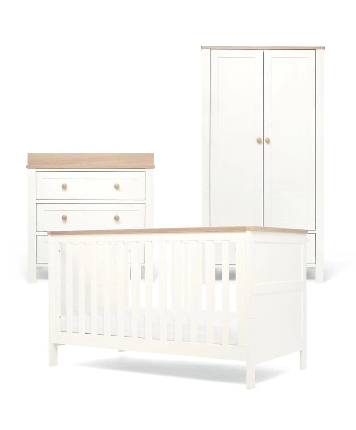 Mamas and Papas Nursery Furniture Mamas and Papas Wedmore 3pc Nursery Range - White / Natural