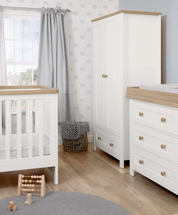 Mamas Papas Wedmore 3pc Nursery Range White Natural – UK