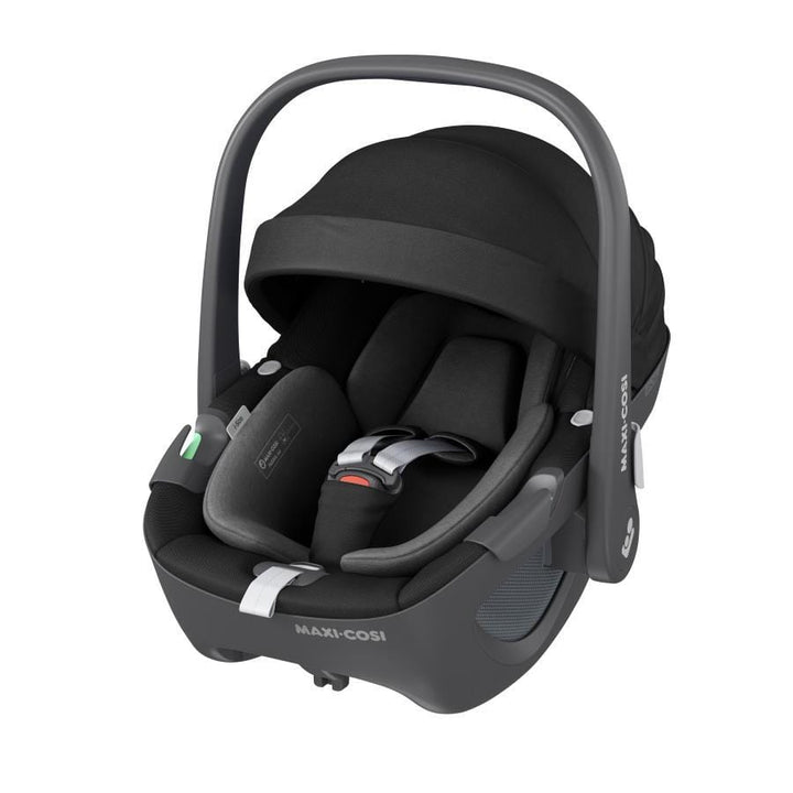 Maxi Cosi CAR SEATS Maxi Cosi Pebble 360 Car Seat and Base - Essential Black + FREE Rain Cover