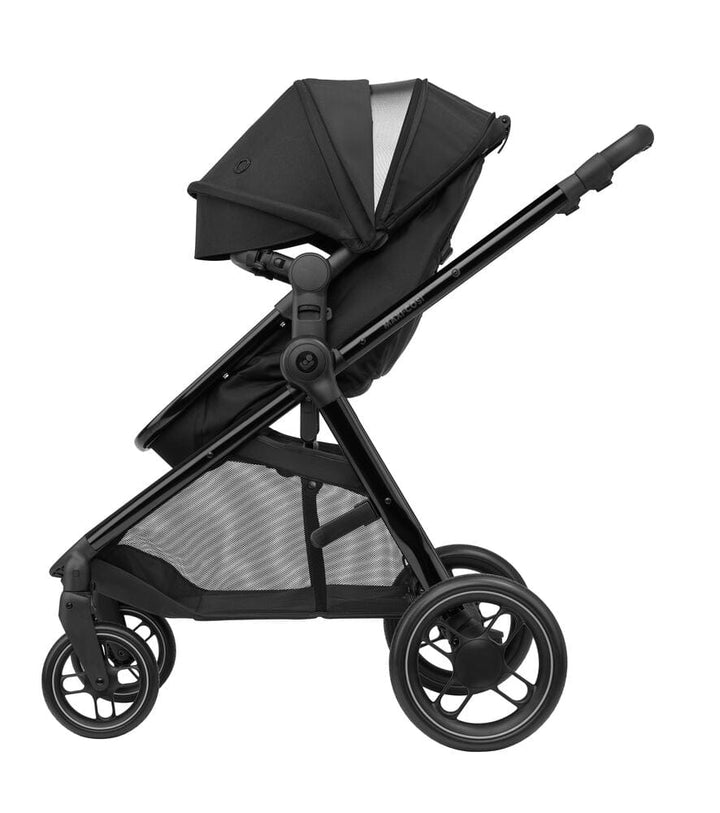 Maxi Cosi Travel Systems Maxi Cosi Zelia 2 Cabriofix i-Size & Base Travel System - Twillic Black