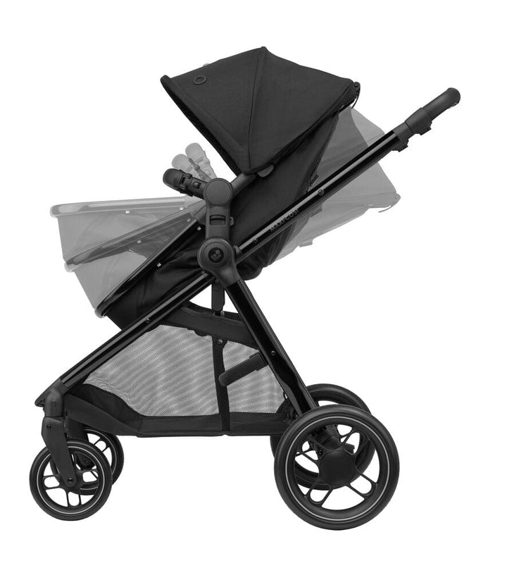 Maxi Cosi Travel Systems Maxi Cosi Zelia 2 Cabriofix i-Size & Base Travel System - Twillic Black