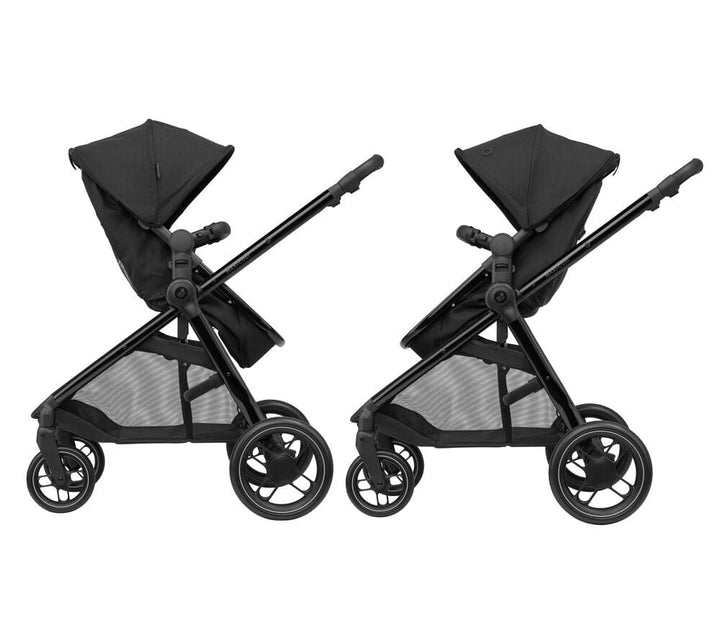 Maxi Cosi Travel Systems Maxi Cosi Zelia 2 Cabriofix i-Size & Base Travel System - Twillic Black