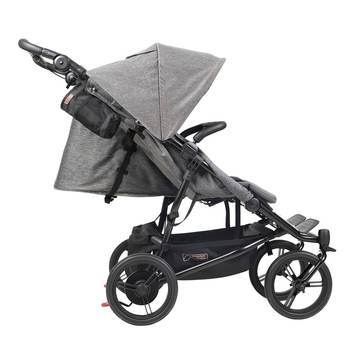 Mountain Buggy double pushchairs Mountain Buggy Duet Luxury Inc Double Satchel And Carrycot - Herringbone