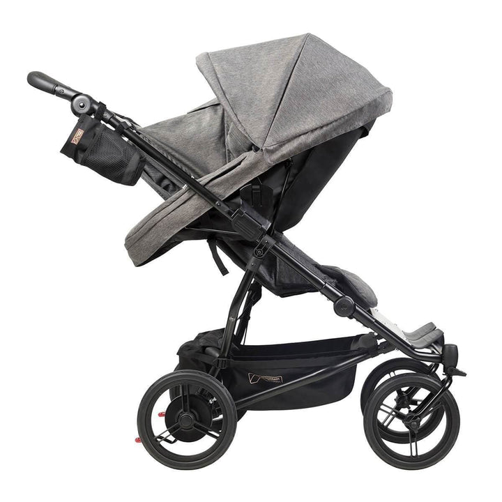 Mountain Buggy double pushchairs Mountain Buggy Duet Luxury Inc Double Satchel And Carrycot - Herringbone