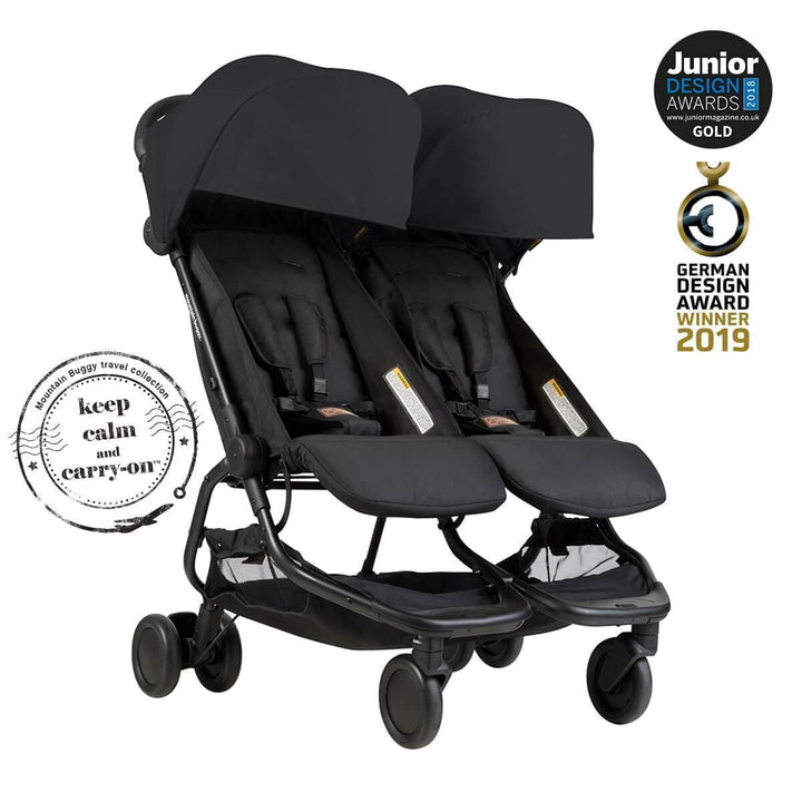 Mountain Buggy double pushchairs Mountain Buggy Nano Duo - Black