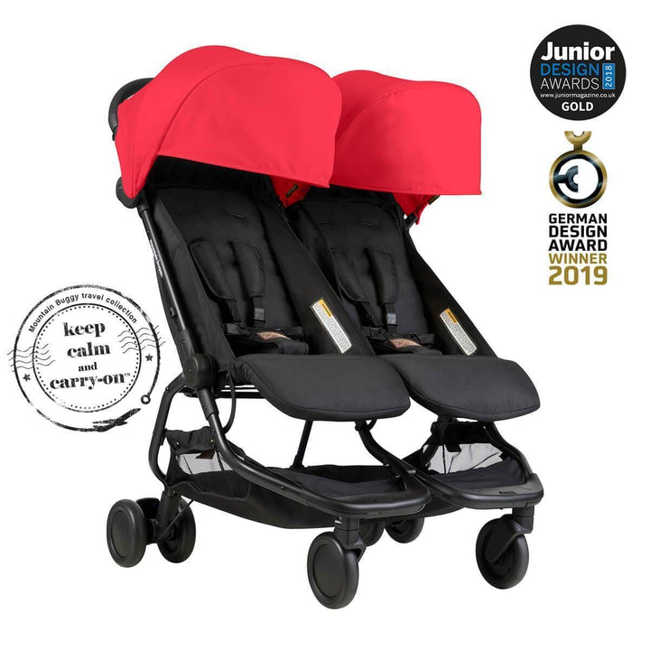 Mountain Buggy double pushchairs Mountain Buggy Nano Duo - Ruby