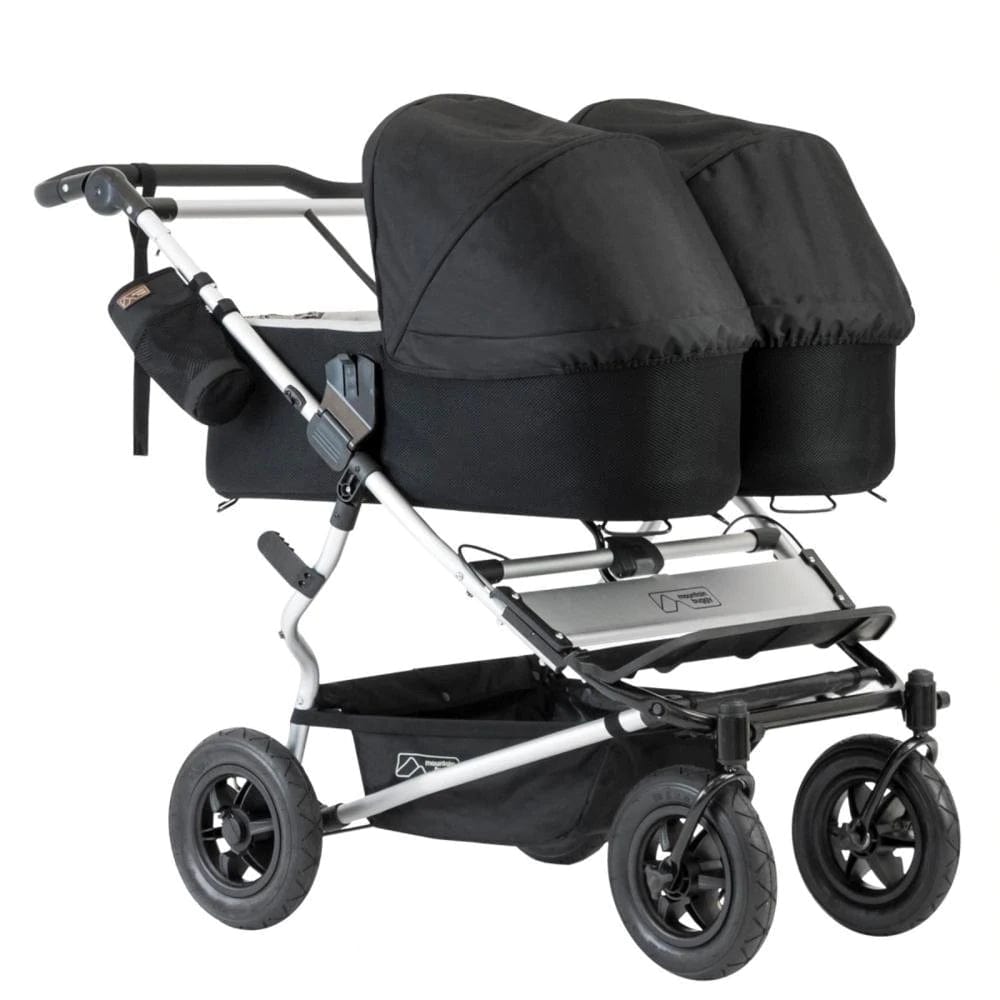 Mountain Buggy Duet with 2 X Carrycot Plus - Black – UK Baby Centre