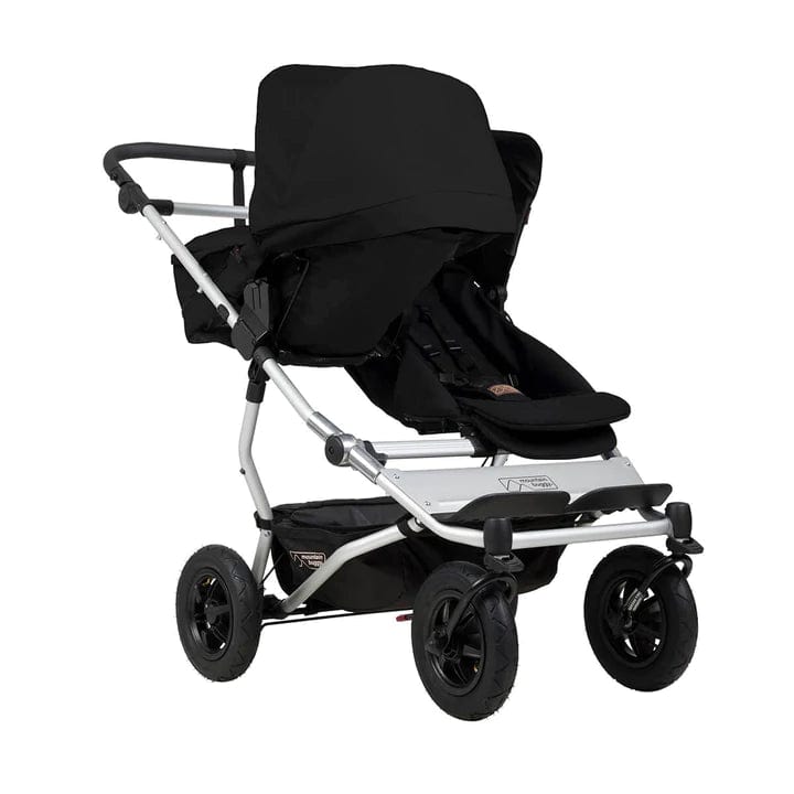 Mountain Buggy Prams & Pushchairs Mountain Buggy Duet with Carrycot Plus - Black