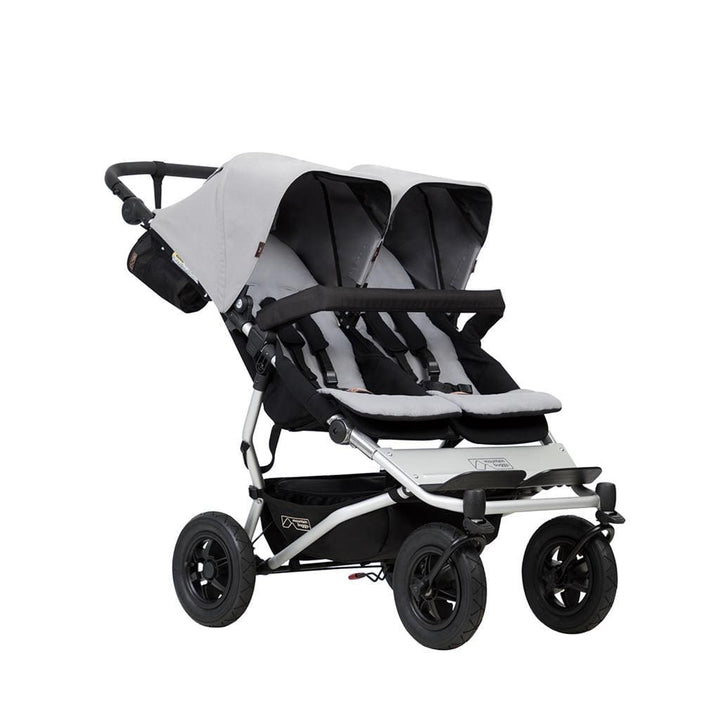 Mountain Buggy Prams & Pushchairs Mountain Buggy Duet with FREE Carrycot - Silver