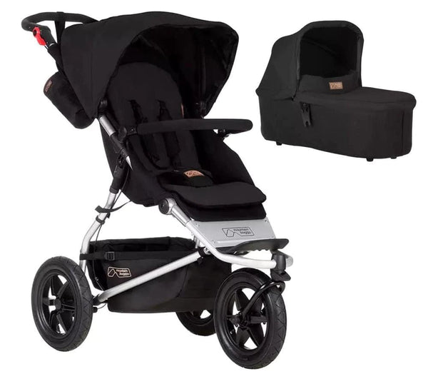 Mountain Buggy Pushchairs Mountain Buggy Urban Jungle and Carrycot Plus - Black