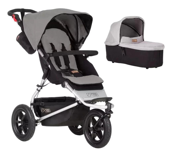 Mountain Buggy Pushchairs Mountain Buggy Urban Jungle and Carrycot Plus - Silver