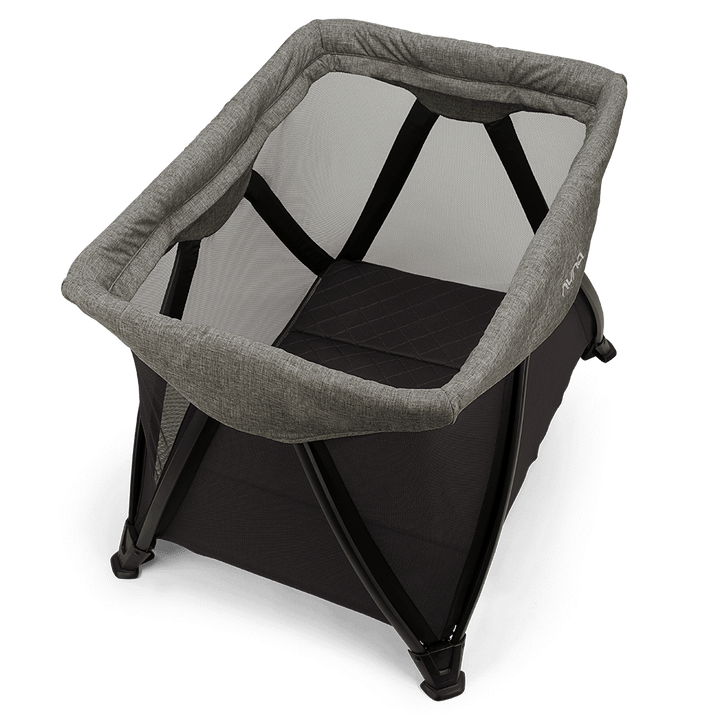 Nuna Sena Aire Travel Cot Zip On Bassinet Charcoal – UK