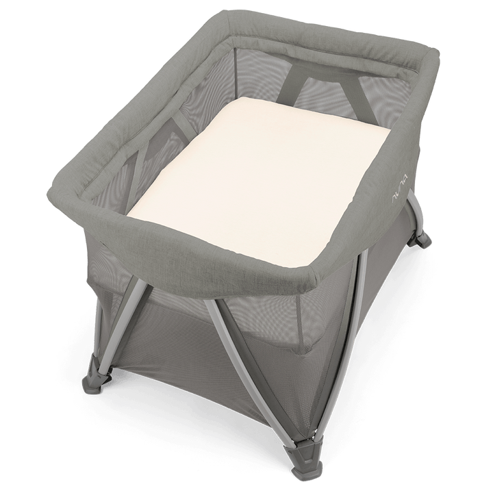 Nuna Sena Aire Travel Cot Inc. Zip On Bassinet Frost UK Baby Centre