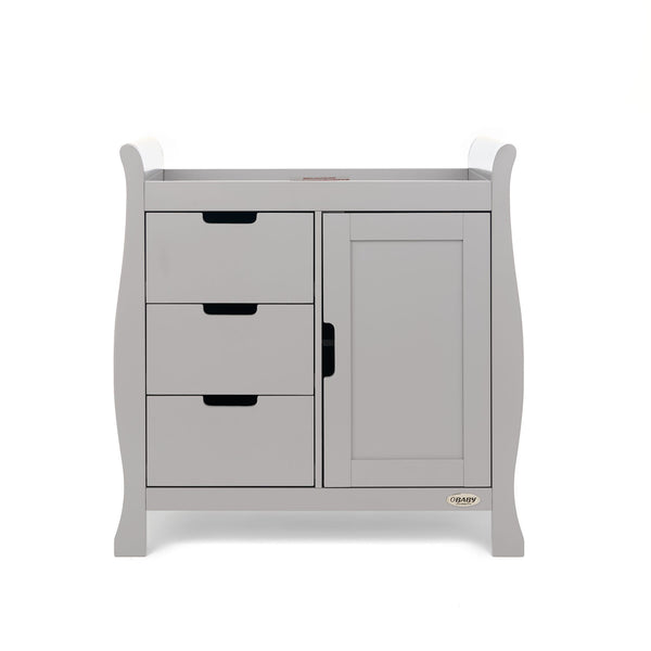 OBABY Changing Units Obaby Stamford Closed Changing Unit - Warm Grey